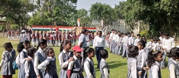 Childrren celebrating ambedkar jayanti